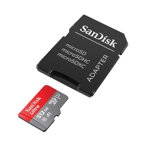 SanDisk Ultra 512GB microSDXC memóriakártya + adapter (SDSQUAC-512G-GN6MA / 215424)