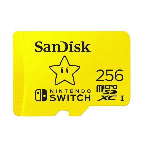 SanDisk Nintendo Switch 256GB microSDXC memóriakártya (183573 / SDSQXAO-256G-GNCZN)