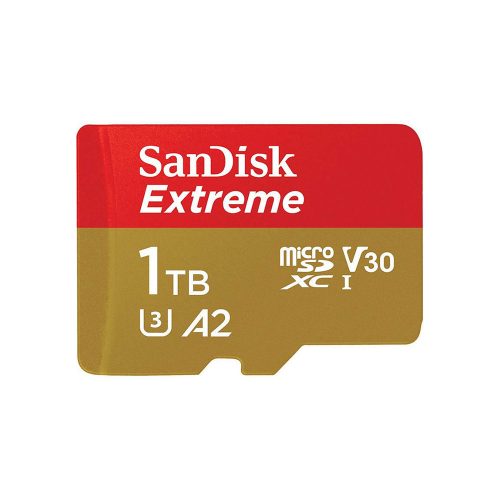 SanDisk Extreme 1TB microSDXC memóriakártya + SD adapter (SDSQXAV-1T00-GN6MA / 121590)