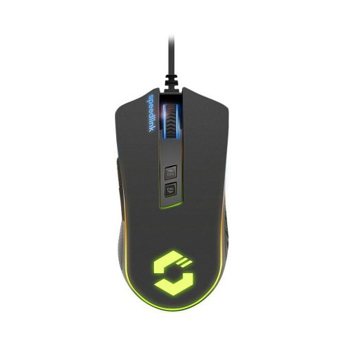 SpeedLink ORIOS vezetékes RGB gaming egér fekete (SL-680010-BK)