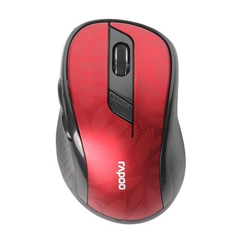 Rapoo M500 vezeték nélküli (Bluetooth 3.0,4.0 és 2,4GHz) egér piros (184339)